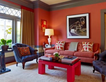 Jay Jeffers Colorful Living Room