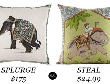 Elephant Pillows - Splurge Steal