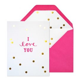 I Love You Confetti Card