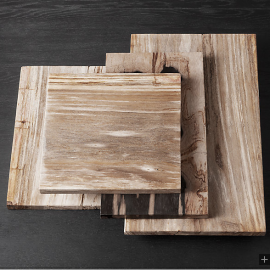 Petrified Wood Cheese Boards
