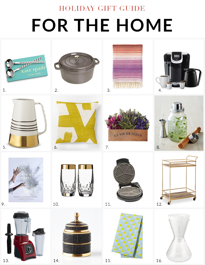 Holiday Gift Guide 2014: Gifts for the Home - Nicole Gibbons Style