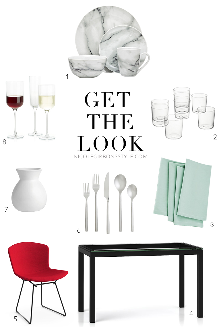 Get The Look - Marble Dinnerware