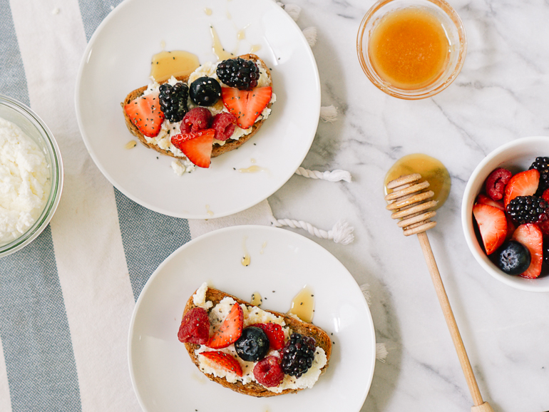 Berry Ricotta Toast-2