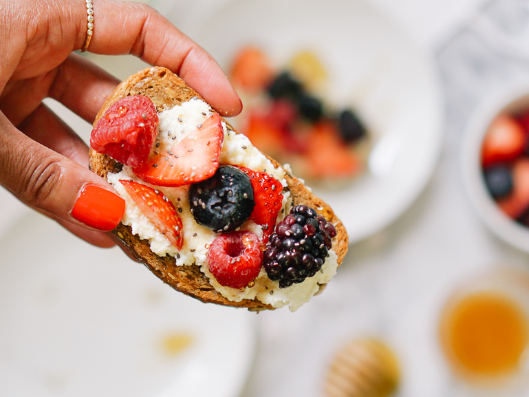 Berry Ricotta Toast-3