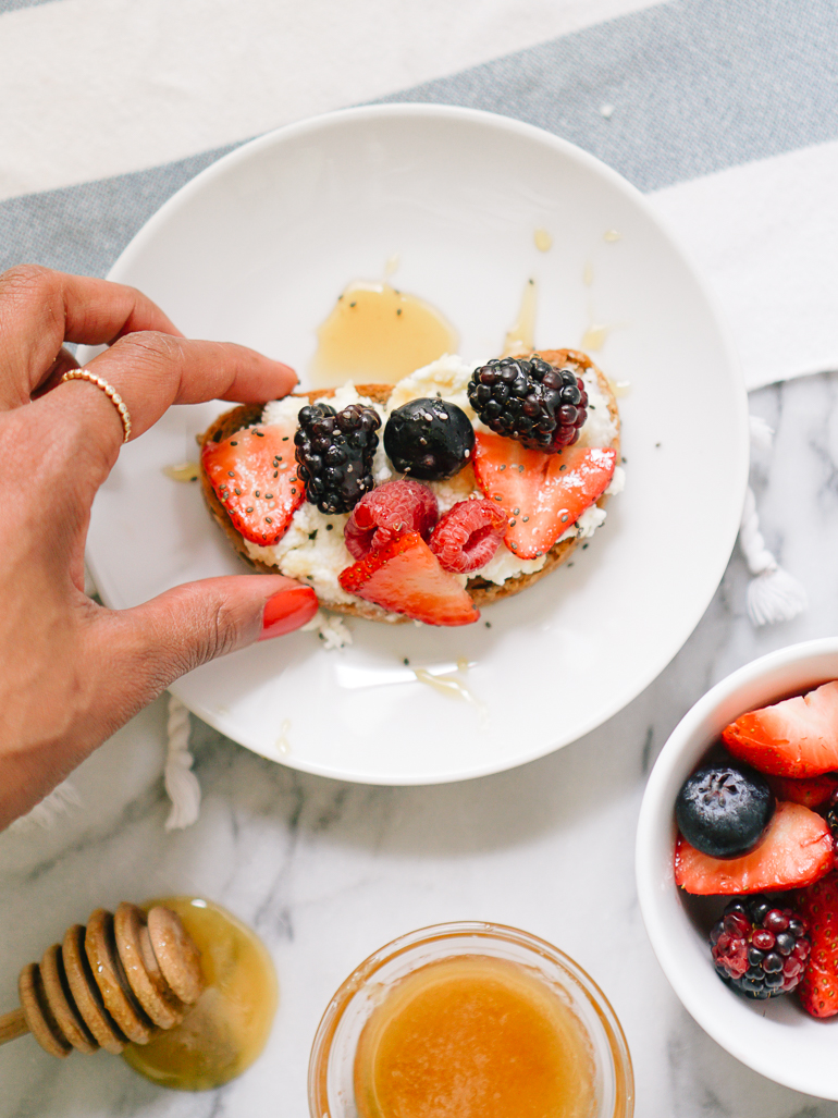 Berry Ricotta Toast-4