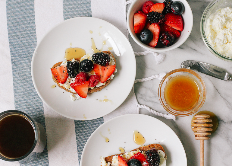 Berry Ricotta Toast-5