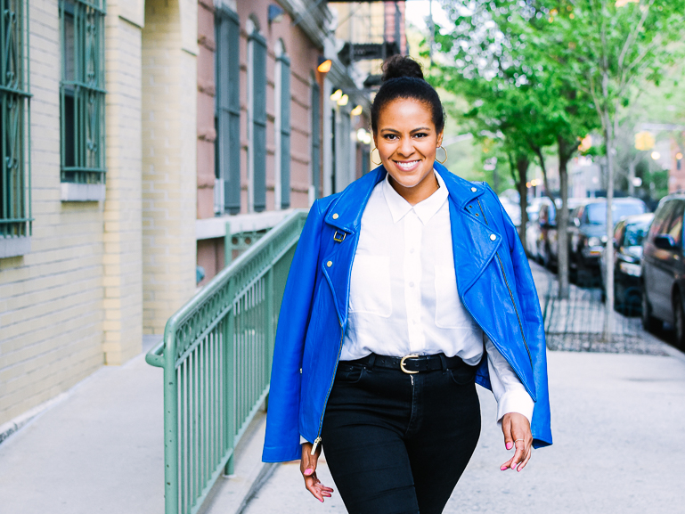 Cerulean Blue Leather Jacket-6