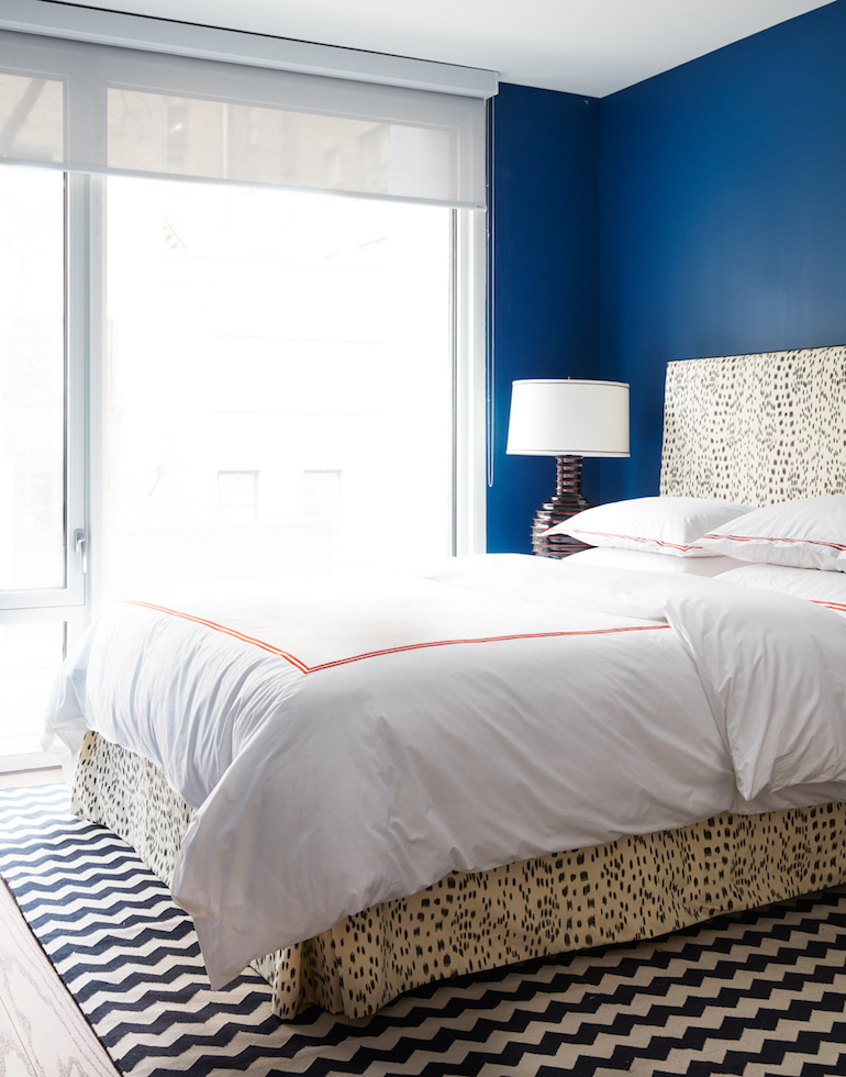 Bold Blue Bedroom _Nicole Gibbons Style _4