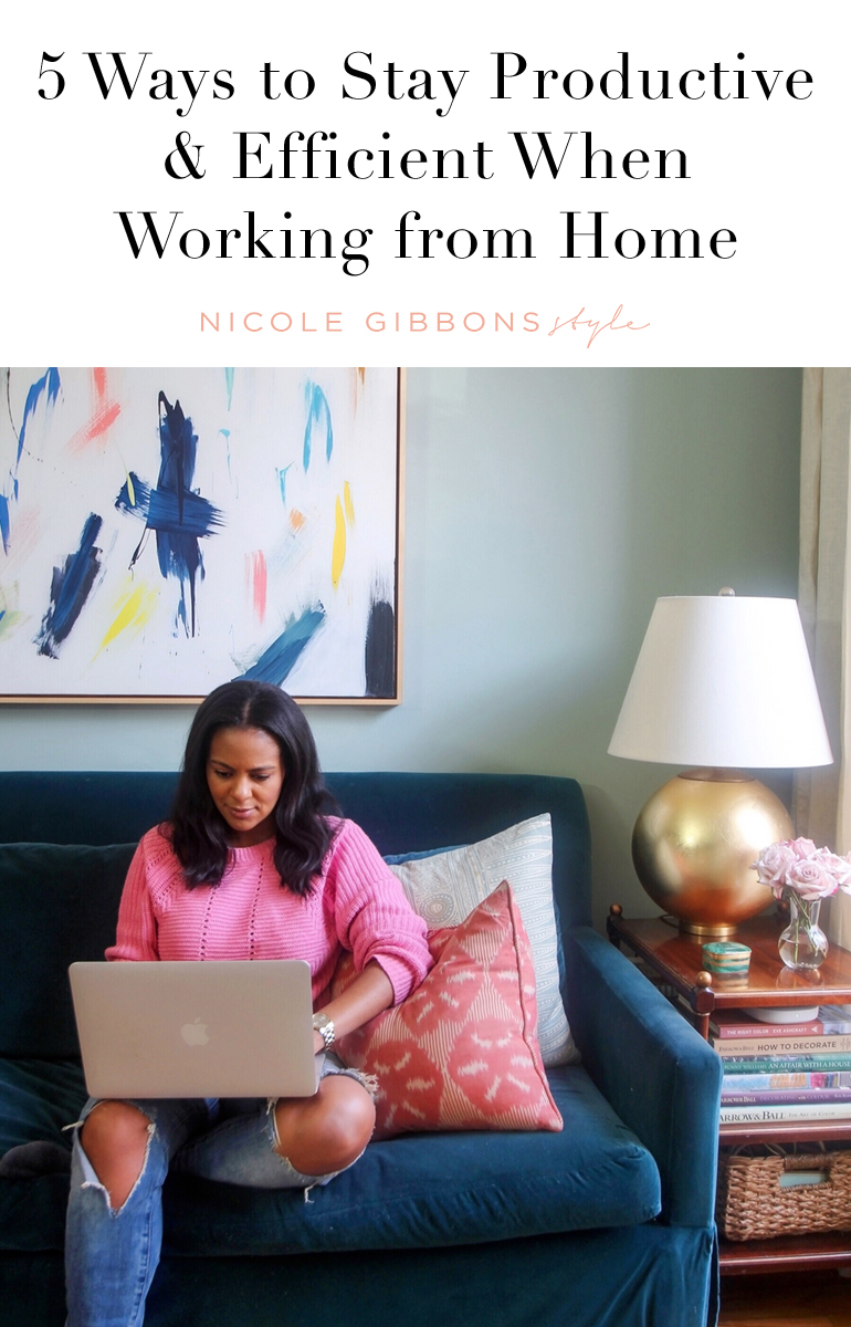 5 Ways to Stay Productive Working From Home