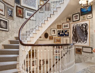 An Epic Staircase Gallery Wall by Phillip Mitchell Design at the Kips Bay Showhouse